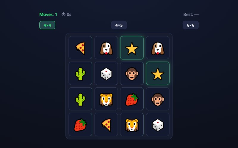 Memory Match gameplay