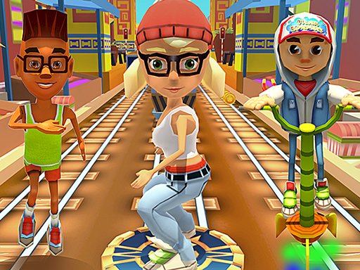 Play Train Surfers Online Game for free! Enjoy thrilling endless running, dodge trains, collect coins, and surf through vibrant cities. Start your adventure now